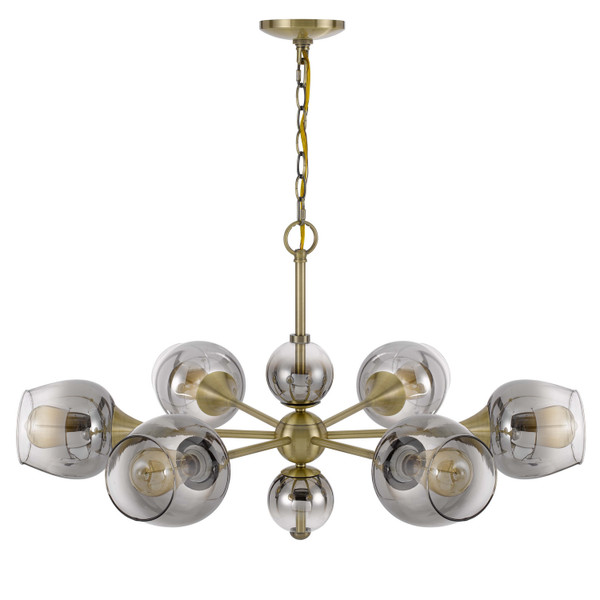 Cal Lighting - FX-3757-6 - Six Light Chandelier - Pendelton - Antique Brass