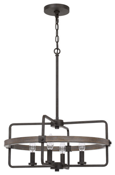 Cal Lighting - FX-3765-4 - Four Light Chandelier - Rawlins - Black Smith
