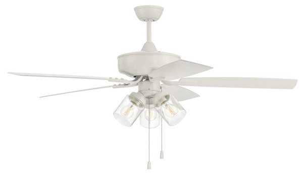 Craftmade - OP104W5 - 52 Outdoor Ceiling Fan - Outdoor Pro Plus 104 - White