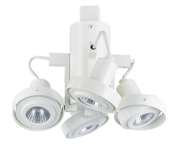 Cal Lighting - HT-964/GU10-WH - Four Light Track Fixture - White