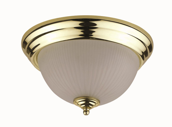 Cal Lighting - LA-180L-PB - Two Light Ceiling Mount - CEILING - Polished Brass