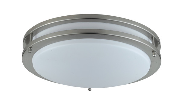 Cal Lighting - LA-184-BS - Two Light Ceiling Mount - CEILING - Brushed Steel