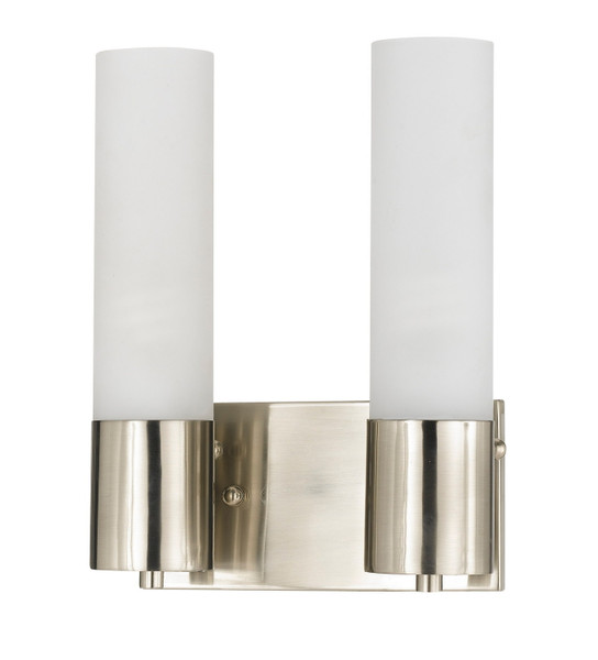 Cal Lighting - LA-198-2L - Two Light Wall Lamp - WALL - Brushed Steel