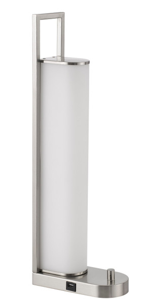 Cal Lighting - LA-8032DK-1 - LED Table Lamp - Zamora - Brushed Steel