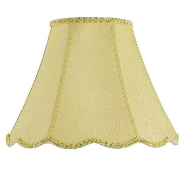 Cal Lighting - SH-8105/14-CM - Shade - PIPED SCALLOP BELL - Champagne