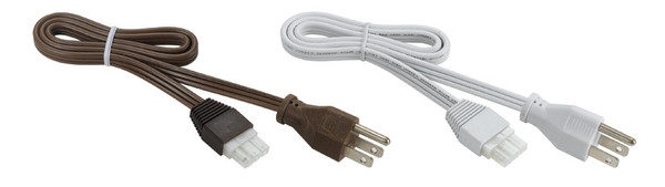 Cal Lighting - UC-789-WR/PG-WH - Wire w/Plug - UC Series Accessories - Brushed Nickel