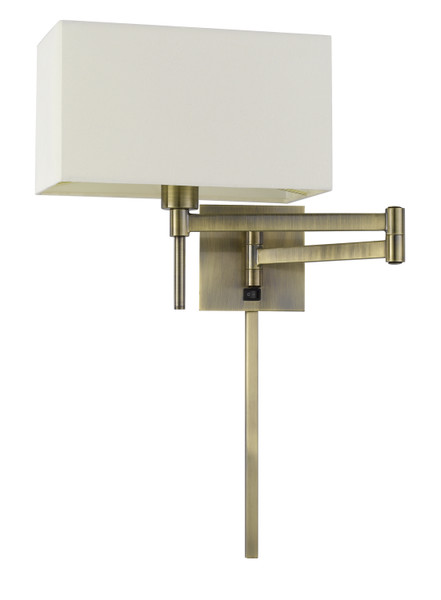 Cal Lighting - WL-2930-AB - One Light Swing Arm Wall Lamp - Robson - Antique Brass