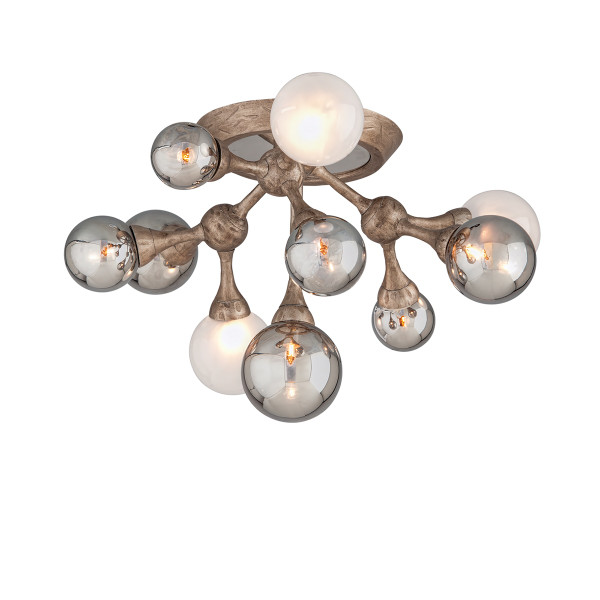 Corbett Lighting - 206-311-SGL - LED Semi Flush Mount - Element - Stria Gold Leaf