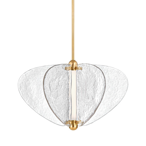 Corbett Lighting - 380-30-VB - LED Chandelier - Freya - Vintage Brass