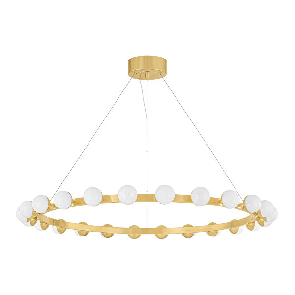 Corbett Lighting - 484-45-VB - LED Chandelier - Linus - Vintage Brass