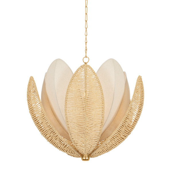 Corbett Lighting - 513-36-VGL - Ten Light Chandelier - Costa Brava - Vintage Gold Leaf