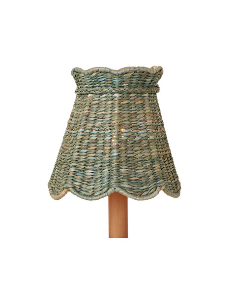 Currey and Company - 0900-0038 - Chandelier Shade - Annabelle - Teal