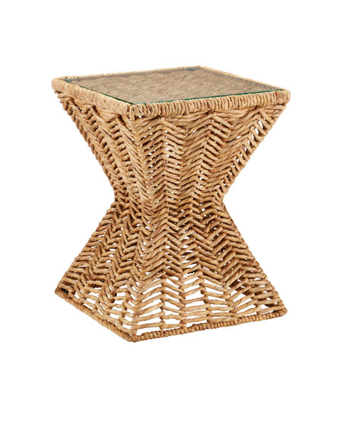 Currey and Company - 3000-0287 - Accent Table - Hadi - Natural/Clear