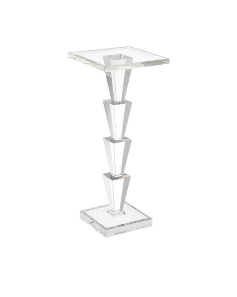 Currey and Company - 3000-0319 - Drinks Table - Tiana - Clear