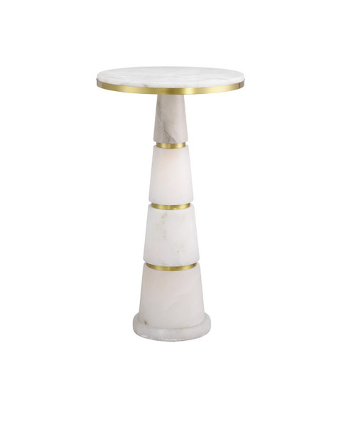 Currey and Company - 3000-0320 - Drinks Table - Eleanora - Natural/Natural Brass