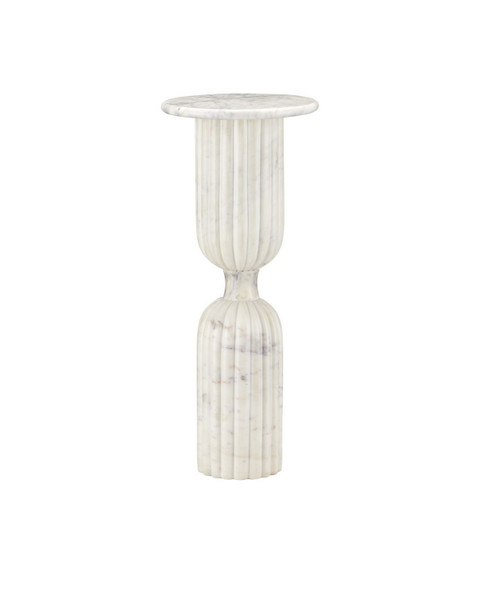Currey and Company - 3000-0323 - Drinks Table - Passementerie - Natural White