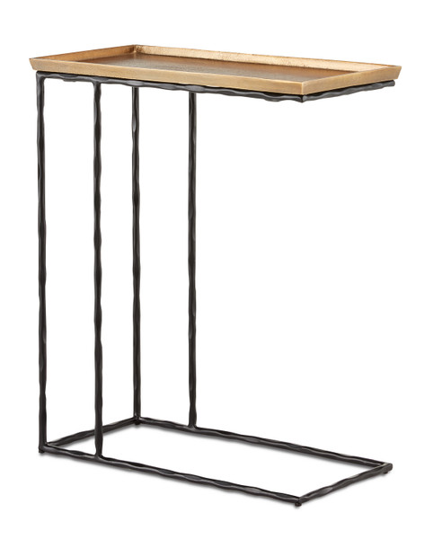 Currey and Company - 4000-0131 - Table - Boyles - Antique Brass/Black
