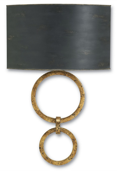 Currey and Company - 5910 - One Light Wall Sconce - Bolebrook - Gold Leaf