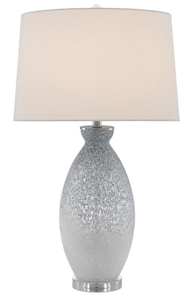 Currey and Company - 6000-0467 - One Light Table Lamp - Hatira - Blue/White/Clear