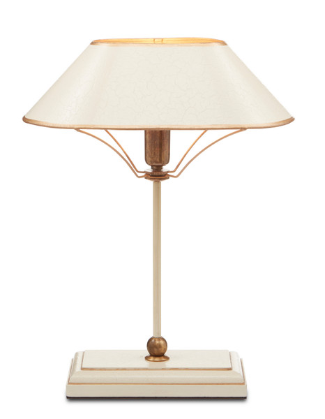 Currey and Company - 6000-0702 - One Light Table Lamp - Daphne - Ivory/Gold