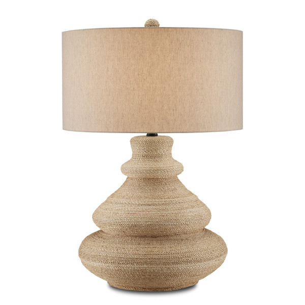 Currey and Company - 6000-0846 - One Light Table Lamp - Jaru - Natural