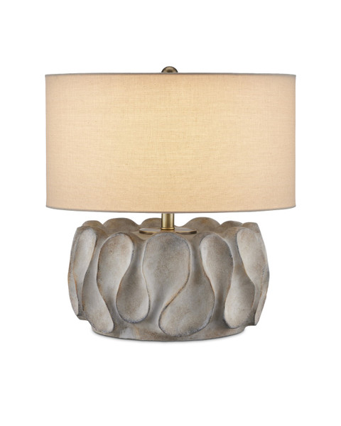 Currey and Company - 6000-0928 - One Light Table Lamp - Weststrand Table Lamp - Gray/Dark Gray/Brown/Light Antique Brass