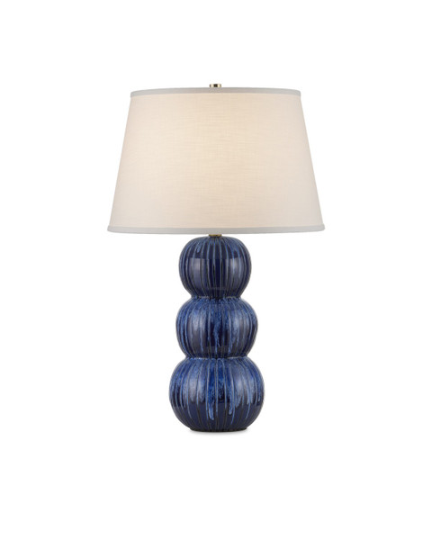 Currey and Company - 6000-0960 - One Light Table Lamp - Salacia Table Lamp - Blue