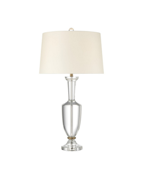 Currey and Company - 6000-1015 - One Light Table Lamp - Classico - Clear/Natural Brass