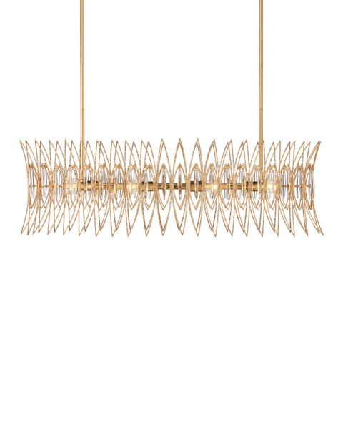 Currey and Company - 9000-1286 - Eight Light Chandelier - Marquise - Clear/Luxor Gold
