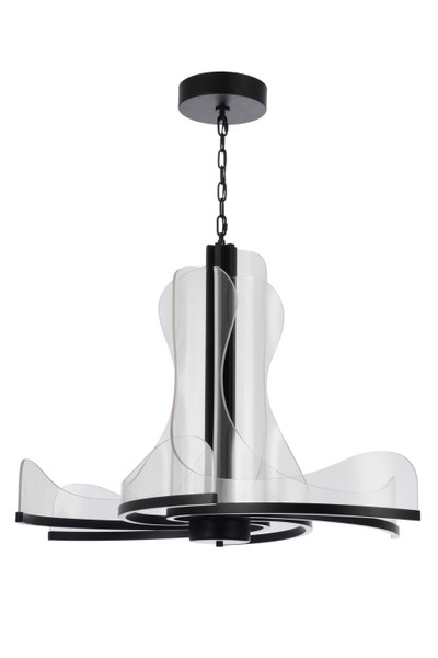 Craftmade - 59627-FB-LED - LED Chandelier - Estrella - Flat Black