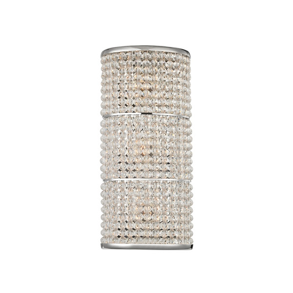 Hudson Valley - 1023-PN - Three Light Wall Sconce - Sherrill - Polished Nickel