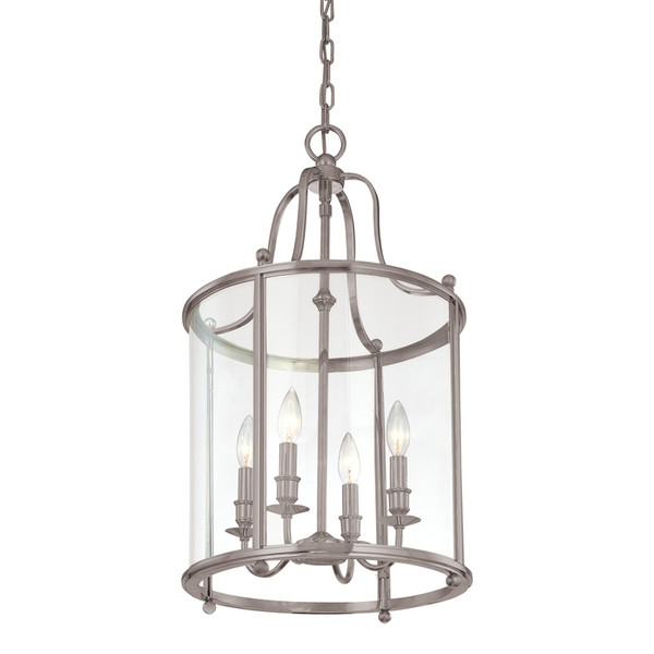Hudson Valley - 1315-AN - Four Light Lantern - Mansfield - Antique Nickel