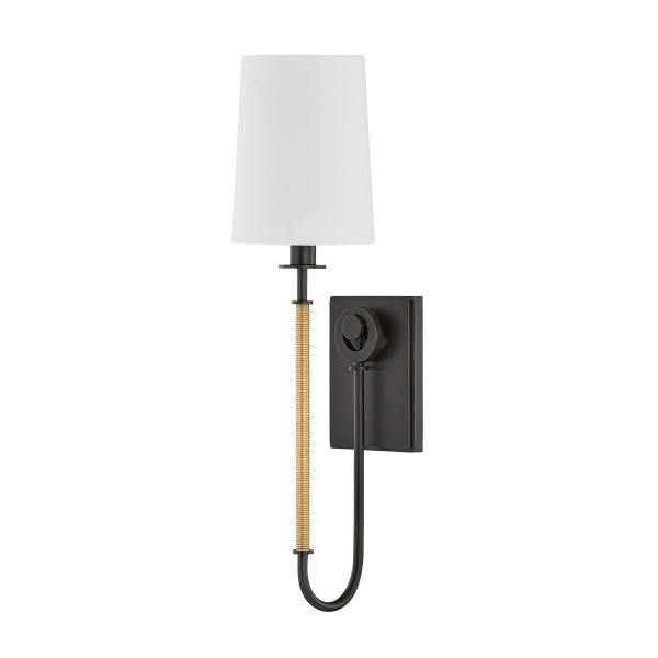 Hudson Valley - 2071-AGB/DB - One Light Wall Sconce - Glenmont - Aged Brass