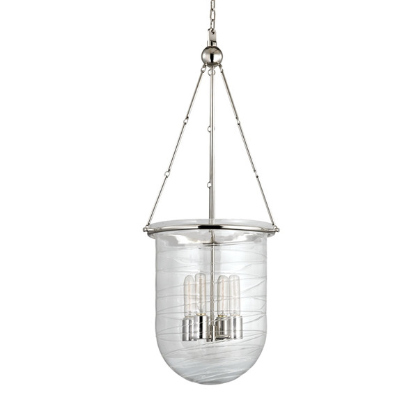 Hudson Valley - 214-PN - Four Light Pendant - Willet - Polished Nickel