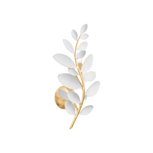 Hudson Valley - 2203-VGL/WP - Three Light Wall Sconce - Marabec - Vintage Gold Leaf