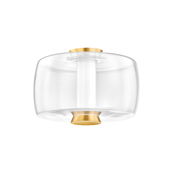 Hudson Valley - 2814-AGB - LED Flush Mount - Beau - Aged Brass