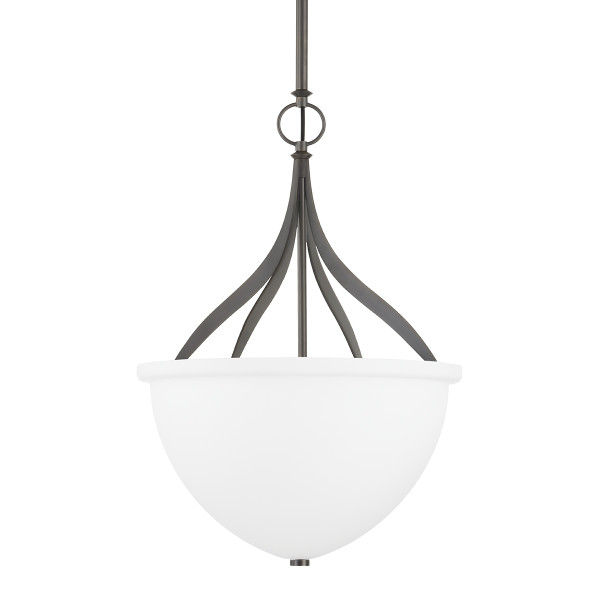 Hudson Valley - 2817-DB - Three Light Pendant - Browne - Distressed Bronze
