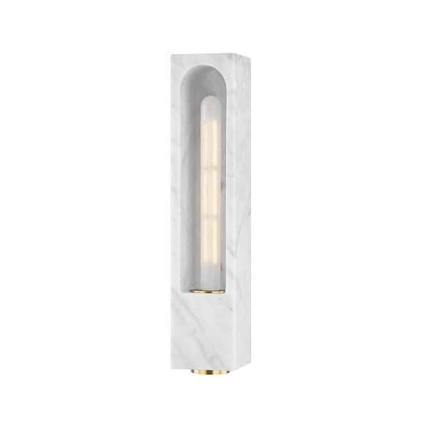 Hudson Valley - 3091-WM - One Light Wall Sconce - Erwin - White Marble