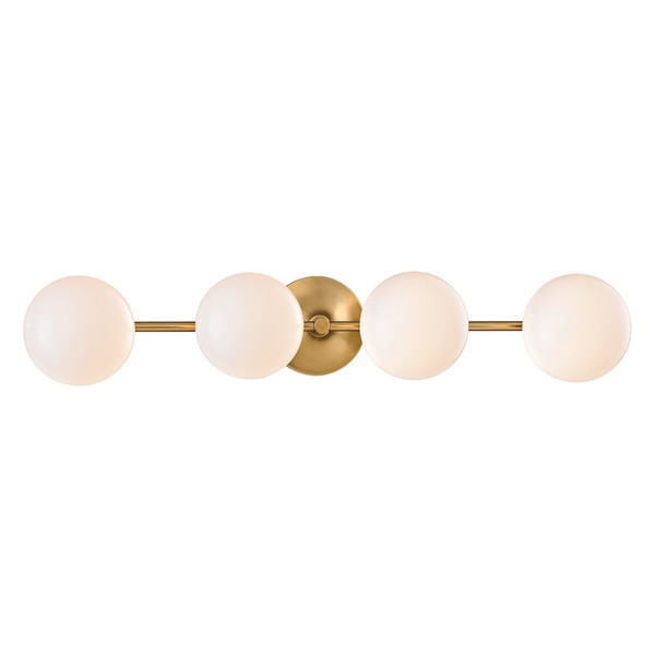 Hudson Valley - 4744-AGB - LED Bath Bracket - Fleming - Aged Brass