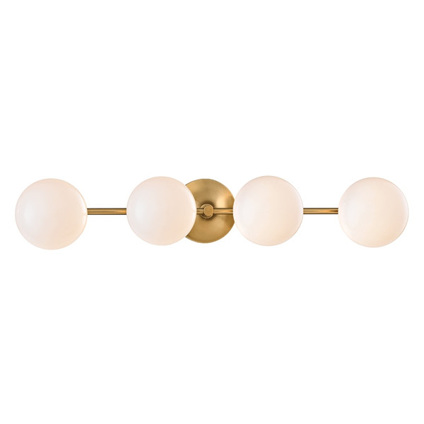 Hudson Valley - 4744-AGB - LED Bath Bracket - Fleming - Aged Brass