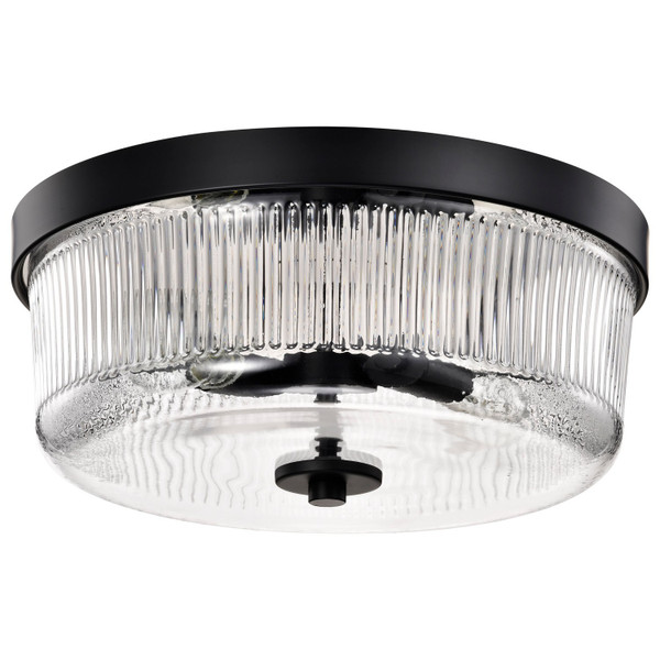 Nuvo Lighting - 60-8608 - Two Light Flush Mount - Grayson - Matte Black