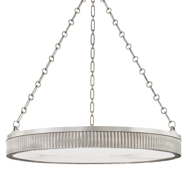 Hudson Valley - 532-AN - Eight Light Chandelier - Lynden - Antique Nickel