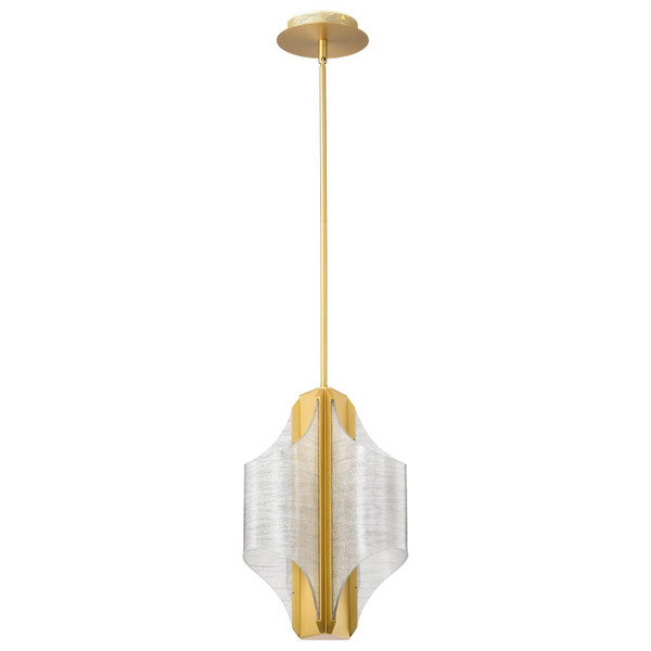 Nuvo Lighting - 62-2413 - LED Pendant - Idris - Vintage Brass