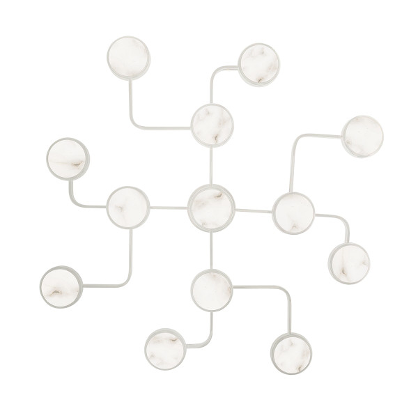 Hudson Valley - 6343-PN - LED Semi Flush Mount - Meander - Polished Nickel