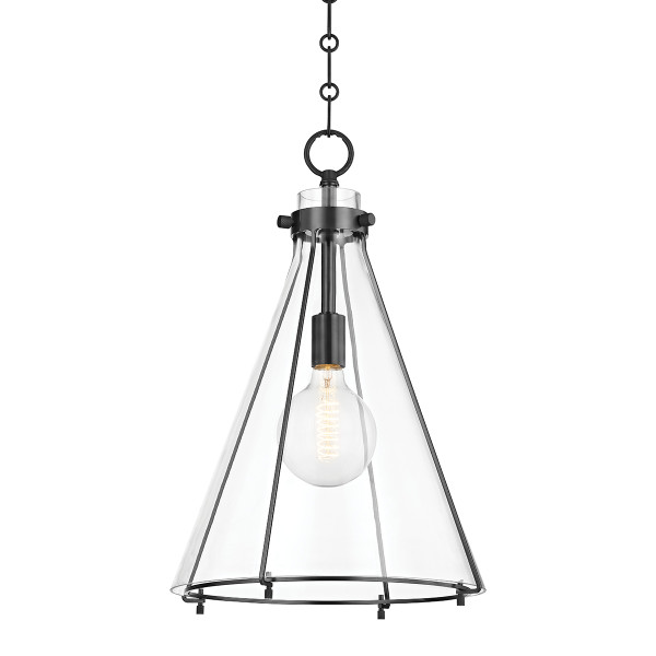Hudson Valley - 7304-OB - One Light Pendant - Eldridge - Old Bronze