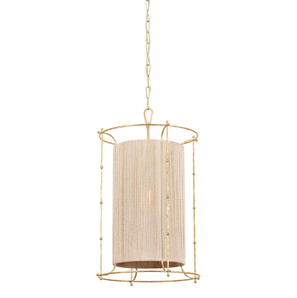 Hudson Valley - 8020-VGL - One Light Lantern - Jones Point - Vintage Gold Leaf