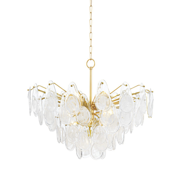 Hudson Valley - 8315-AGB - 15 Light Chandelier - Darcia - Aged Brass