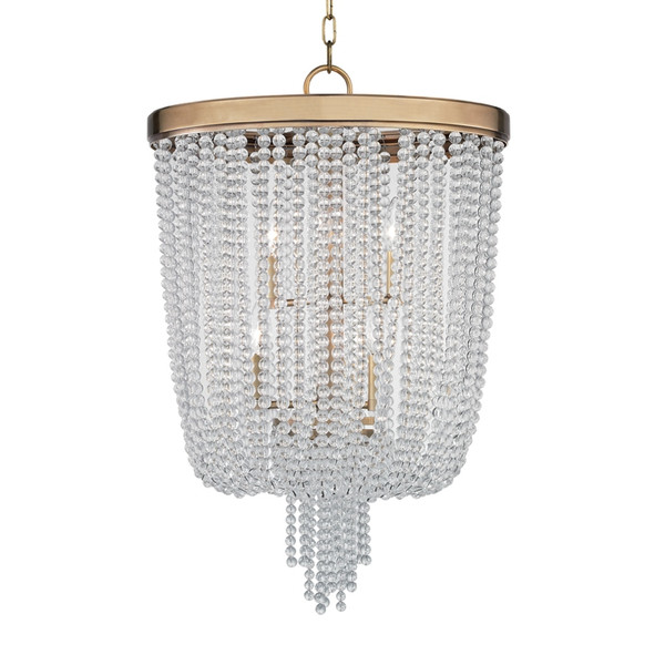 Hudson Valley - 9018-AGB - Six Light Chandelier - Royalton - Aged Brass