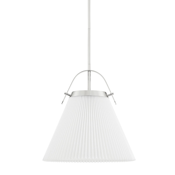 Hudson Valley - 9616-PN - One Light Pendant - Aldridge - Polished Nickel