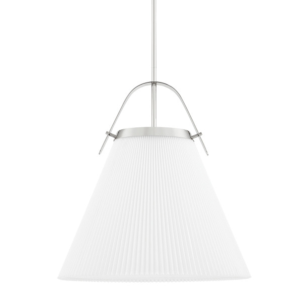 Hudson Valley - 9624-PN - One Light Pendant - Aldridge - Polished Nickel